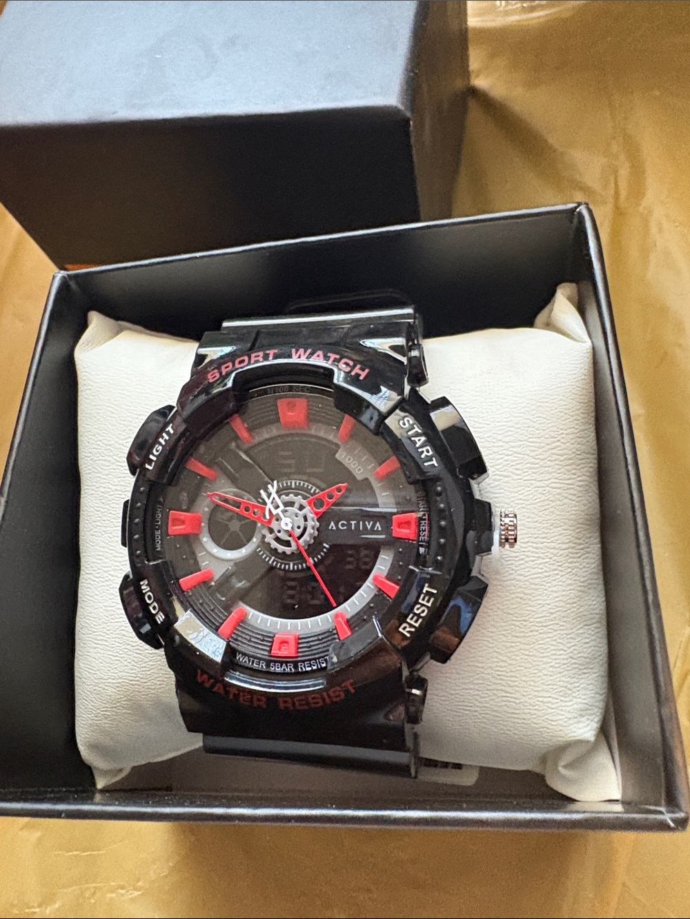 Invicta Black and Red Sport Watch